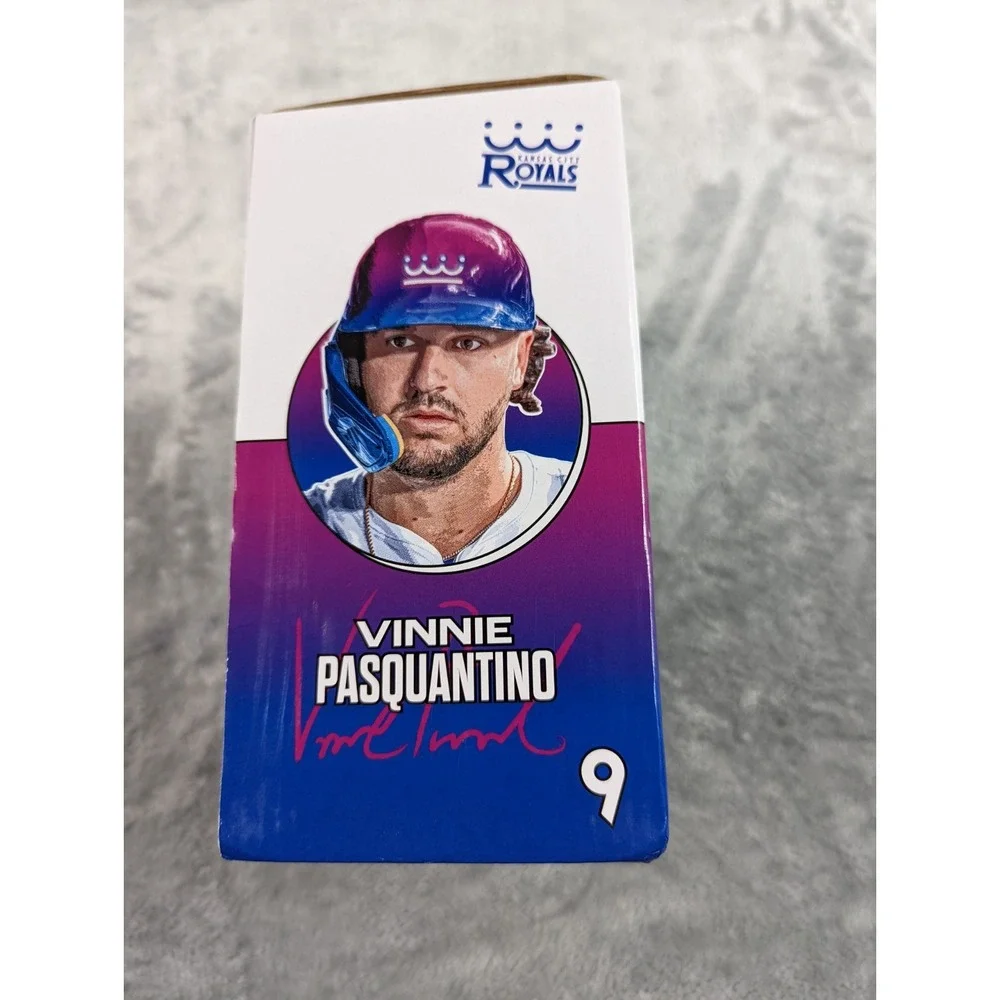 Bobby Witt Jr. & Vinnie Pasquantino Rock Paper Scissors Bobblehead Royals READ